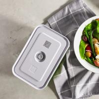 ZWILLING - Recipiente de Vacío para Gratinar, Vidrio, Color Gris, Fresh&Save, Alimentos Frescos, Microondas, Congelador, Lavavajillas, Código QR Interactivo - details 0
