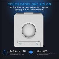 SANDALFON Aire Acondicionado Portátil 4 en 1 Enfriador de Aire Humidificador Purificador Ventilador - details 5