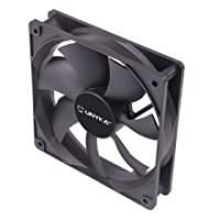 UNYKAch Ventilador de Ordenador 120 mm, 51800, Negro Básico PC, 2000 RPM, 4 Pines, 7 Aspas, Silencioso - details 2