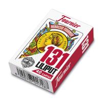 Fournier Baraja española 40 cartas Liliput modelo 131 enana miniatura cartas tradicionales Reverso rojo Coleccionable Coleccionista Tute Mus Brisca Ideal para hacer solitarios o jugar al bingo De bolsillo De viaje - details 0
