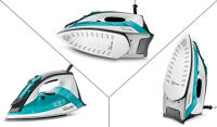 Polti Vaporella Quick & Comfort QC120 Plancha con suela de acero inoxidable, empuñadura con almohadilla Soft Touch, 2200 W, golpe de vapor 180 g - details 3