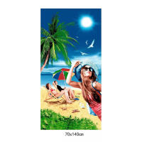 90x170cm Havaianas 3D Toalla de playa Toalla de baño de microfibra suave de secado rápido para niños Adultos Hombres Mujeres Toallas de baño extra grandes para acampar, viajar, nadar, piscina, gimnasio, Toalla grande - details 2
