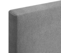 DHOME Cabecero de Polipiel o Tela Acualine Liso con Botones Tapizado Colores Cabezal Lujo Cama Dormitorio Moderno Acolchado (Gris Tela) - details 6