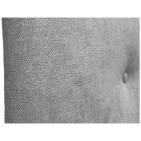 DHOME Cabecero de Polipiel o Tela Acualine Liso con Botones Tapizado Colores Cabezal Lujo Cama Dormitorio Moderno Acolchado (Gris Tela) - details 2