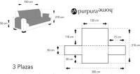 Fundas protectoras de sofá bicolor - Purpura Home - Juego de sábanas de hotel - details 9