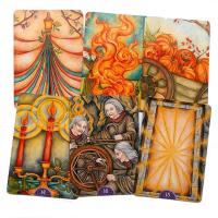 Naipecoleccion Lo Scarabeo Oráculo de 32 cartas Wicca nueva edición Sabiduría de las brujas Libro con instrucciones en inglés, italiano, alemán, español, francés y ruso Adultos Esotérico Esoterismo Cartas adivinatorias Aprender - details 4