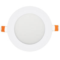 PLACA BM LED CIRCULAR SUPERSLIM MARCO BLANCO 6W LUZ BLANCA 6000-6500K 600 LUMENES - details 0