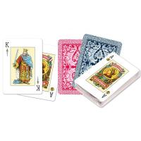 Fournier Baraja poker español de 55 cartas Juego mesa Jugar Rabino Ramundino Canasta Remigio Familia Adultos Camping Piscina Playa En celofán Reverso rojo o azul Calidad media Casino Divertido Diversión 3 monos o jokers Bufón - details 1