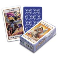 Fournier Tarot de los Ángeles y arcángeles 78 cartas 22 arcanos mayores y 56 menores Instrucciones en español portugués francés e inglés Adultos Juego mesa Jugar Esotérico Esoterismo Aprender Cartas fáciles Fácil Tirada Adivinatorio - details 0