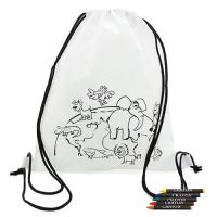 AKARURE Mochilas para Colorear con Dibujos Infantiles y 5 Ceras Incluidas - Regalos para Cumpleaños Infantiles y Fiestas con Niños - details 1