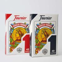 Fournier Baraja española de 40 cartas Modelo número 1 Reverso rojo o azul Resistencia y durabilidad Alta calidad Deslizamiento perfecto Ideal para jugar al mus tute brisca o solitarios - details 2