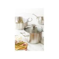 Bra - Olla Profesional con Tapa de Cristal, De 16 a 32 cm, Acero Inoxidable, Cocina Gourmet, Triple Fondo Difusor, Apta Lavavajillas - details 0