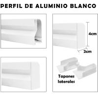 ARISE SHOP-Cortina Espiral Para Puerta Tiras PVC Cortina Para Puerta Exterior Anti Insectos Mosquitos Bichos Verano Casa o Jardín 10 Colores 90x200cm - details 7