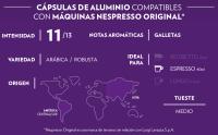 Lavazza, Espresso Maestro Intenso, 100 Cápsulas de Café Compatibles con Máquinas Nespresso Original, con Notas de Galletas, Arábica y Robusta, Intensidad 11/13, Tueste Medio, 10 Paquetes de 10 Cápsulas - details 1