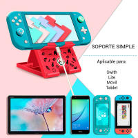 Soporte para Nintendo Switch, playstand compacto y ajustable en 4 ángulos, resistente al agua y a la suciedad, materiales de buena calidad, resistete y duradero, 4 modelos diferentes, compatible con móviles y tablets - details 1