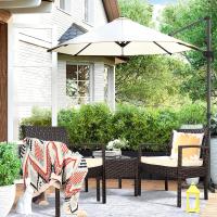 ALLINLIFE Conjunto muebles terraza sillones, sofá y mesa ratán,Muebles de patio con reposabrazos, resistente a la intemperie - details 6