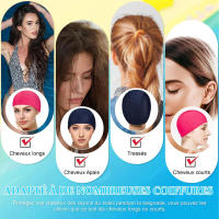 SANDALFON Gorros de Natación 3 Piezas Unisex para Piscina y Deportes Acuáticos - details 8