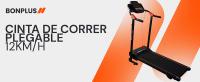 Bonplus BP Cinta de Correr Plegable, Velocidad 12 Km/h, Cinta de Andar Eléctrico, APP Incluida,  3 Niveles de inclinación, Pantalla LCD, Soporte Móvil, Altavoces Incluidos con Puerto USB, Puerto MP3, 2 Portabotellas, Peso MAX 100 Kg - details 0