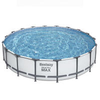 Piscina Redonda Con Depuradora Estructura Metalica Ø 549x122 cm. - details 0