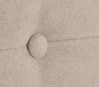 DHOME Cabecero de Polipiel o Tela AQUALINE Pro cabeceros Cabezal tapizado Cama Lujo (Beige Tela) - details 4