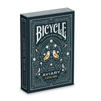 Fournier Bicycle USPCC Baraja poker Aviary Deja volar los pájaros Magia Magos Trucos Adultos Acabado especial Verde azul Espectáculo Cardistry Poquer Playa Piscina Camping Noche de fiesta Cartomagia Aprender Fácil Colección Coleccionable - details 0