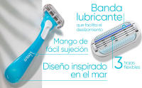 Gillette Venus Oceana maquinillas de depilación para mujer desechables, 4 unidades - details 1
