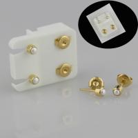 Unidad de piercing para el cuerpo, joyería de acero quirúrgico, Gema cz, color plateado, 16g, tragus, cartílago, 1 par - details 5