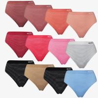 STV International Lote 12 Bragas Multicolor Rayas Licra Sin Costuras Tallas M-L-XL-XXL - details 0