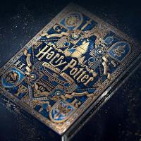 Cartamundi USPCC Theory11 Harry Potter Gryffindor roja Raven claw azul Slytyherin verde Hufflepuff amarillo Casas Baraja de poker en alta calidad Estuche en relieve con foil Música Adultos Colección Coleccionable Magia Trucos - details 10