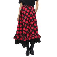 Susana Escribano Falda Profesional de Lunares Sevillana Flamenca con Goma Elástica en Cintura - details 5