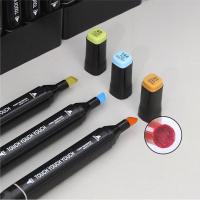 Art Markers Rotulador permanente de graffiti con doble punta, Juego de rotuladores de doble punta para estudiantes, Set de 24/36/60/80 colores, marcadores de animación para marcapáginas, dibujo, pintura,envio desde España - details 2