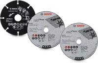Bosch Professional 12V System GWS 12V-76 - Amoladora angular a batería (Ø 76 mm, 19500 rpm, 3 discos, 2 baterías x 3,0 Ah, en L-BOXX) - details 1