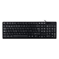 UNYKAch Kit Teclado y Ratón OEM Español, QWERTY, CON CABLE, 105 Teclas de Membrana, 1200 dpi, Conexión USB, Silencioso, Ergonómico, Windows, Mac, Android, Linux - details 2