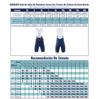 KEMALOCE Men Cycling Bib Shorts Blank Blue&Black 5D Gel Pad Mountain Bike Shorts High End Outdoor Breathable Bike Tight Knicker - details 2