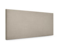 DHOME Cabecero de Polipiel o Tela AQUALINE Liso Cabeceros Cabezal Tapizado Cama Lujo (Beige Tela) - details 0