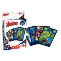 Fournier Cartamundi Shuffle Baraja de 33 cartas Vengadores Héroes Marvel 4 juegos en 1 Juego mesa Jugar Cuartetos A partir de 4 años De 2 a 4 jugadores Partidas de 10 minutos Producto oficial Familia Amigos Cine Fantasía Multi idioma - details 3