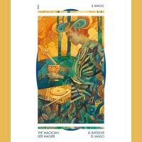 Naipecoleccion Lo Scarabeo Tarot de 78 cartas De cristal Tempera y pasteles Arte 22 arcanos mayores y 56 menores Instrucciones en inglés, español, francés, italiano y alemán Adultos Cartas adivinatorias Esotérico Esoterismo Aprender - details 4
