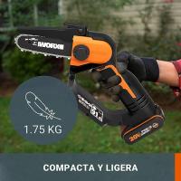 Worx WG324E Mini motosierra a batería de 20V con espada de 12 cm - details 0