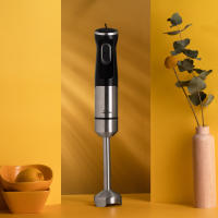 JATA Batidora de mano 1500W con cuatro cuchillas de acero inoxidable. Bate, pica y tritura. Regulador electrónico de velocidad. Función turbo. Vaso de 600 ml. Pie desmontable - JEBT1851 - details 1