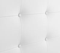 DHOME Cabecero Capitone Tapizado Polipiel o Tela Acualine con 8cm de Grosor Cabezales de Cama Acolchado Capitoné Cabeceros de Cama (Blanco Polipiel) - details 4