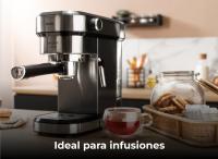 Cafetera Express Cecotec Cafelizzia 790 Steel Duo, Espressos y Cappuccinos, Doble Salida, 20 Bares Presión, 1350 W, Vaporizador Orientable, Accesorio Cápsulas - details 4