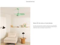 CREATE  - Ventilador de Techo 40W Silencioso Ø76 cm - 6 velocidades, función verano / invierno - WIND ROUND - details 1