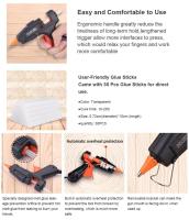 Pistola De Silicona TACKLIFE GGO20AC , Envio 24H , Con 30 Barras, bricolaje , NUEVO - details 0
