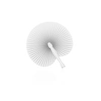 AKARURE - 60 Abanicos Pai Pai Plegable de Papel en color Blanco, Abanicos para Bodas, Comuniones y Bautizos, Abanicos de Regalo, Detalle Bodas, Detalle Comuniones, Detalle Bautizos - details 2