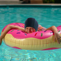 SANDALFON Gorros de Natación 3 Piezas Unisex para Piscina y Deportes Acuáticos - details 6