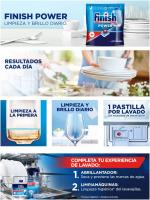 Finish Powerball Power All in 1 Pastillas para lavavajillas Regular 160 Pastillas, Limpieza y Brillo Diario - details 0