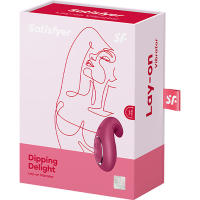 SATISFYER VIBRADOR ESTIMULADOR CLITORIS MODELO DIPPING DELIGHT COLOR ROSADO JUGUETES SEXUALES MUJER - details 1