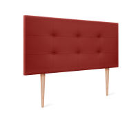 DHOME Cabecero Capitone Tapizado Polipiel o Tela Acualine con 8cm de Grosor Cabezales de Cama Acolchado Capitoné Cabeceros de Cama (Rojo Polipiel) - details 6