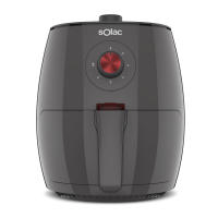 Solac - Freidora sin Aceite Airfryer, 1500W. Fríe con Aire, cocina saludable. Con capacidad de 2.5L. Air Fryer 80-200 Grados. Facil limpieza, Apta lavavajillas, Temporizador Programable color gris. - details 0