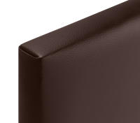 DHOME Cabecero Capitone Tapizado Polipiel o Tela Acualine con 8cm de Grosor Cabezales de Cama Acolchado Capitoné Cabeceros de Cama (Chocolate Polipiel) - details 5